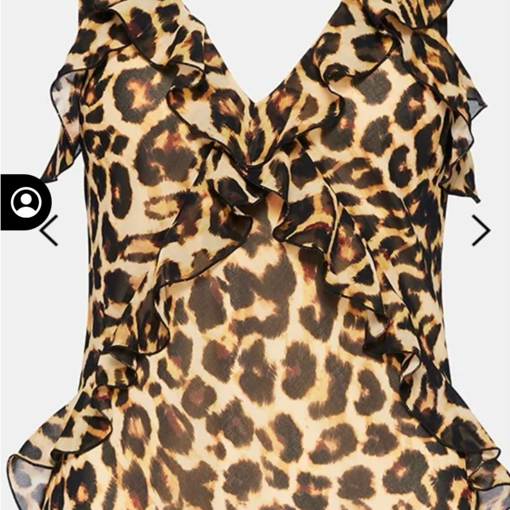 ADALINA DRESS LEOPARD - Picture 2 of 5